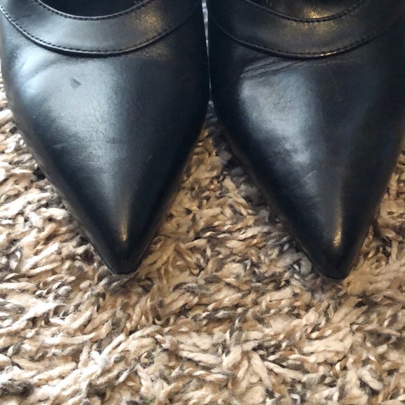 Black Derek Lam Meryl pointed-toe wedge heels - Picture 5 of 8